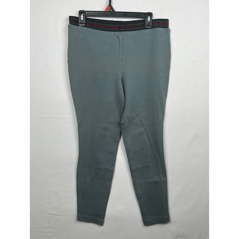 On Course Riding Breeches Womens Cotton Naturals Schoolers Teal Size L 1886/38